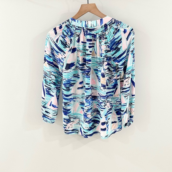 Lilly Pulitzer Elsa Top Multi Pier Pressure Size XXS - Picture 8 of 8